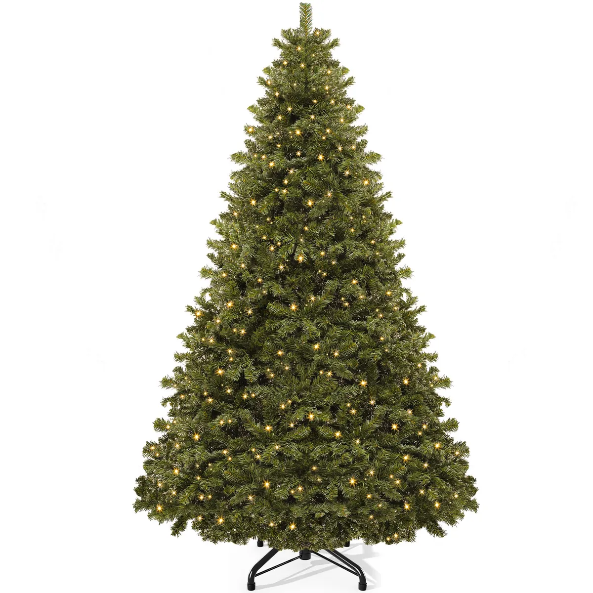 YAHOME Weihnachtsbaum Beleuchtung Weihnachtsdeko 182cm 250 LED 880 Spitzen L