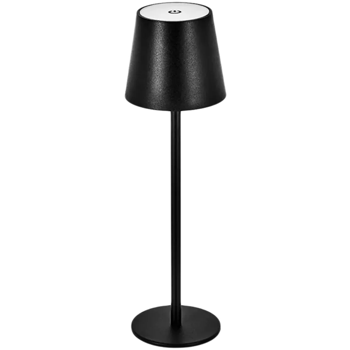 LED-Tischleuchte wamweiß Rundschirm sw