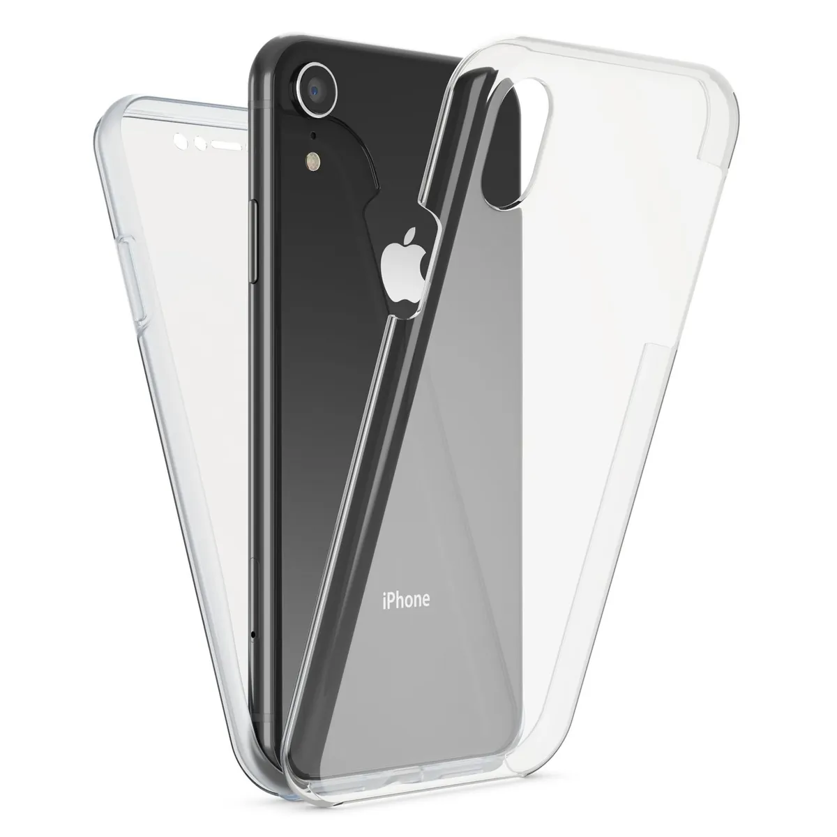 NALIA 360° Hülle für iPhone XR – Vorne & Hinten Schutz – 360GUARD (Full-Body Case) – Marke aus Berlin