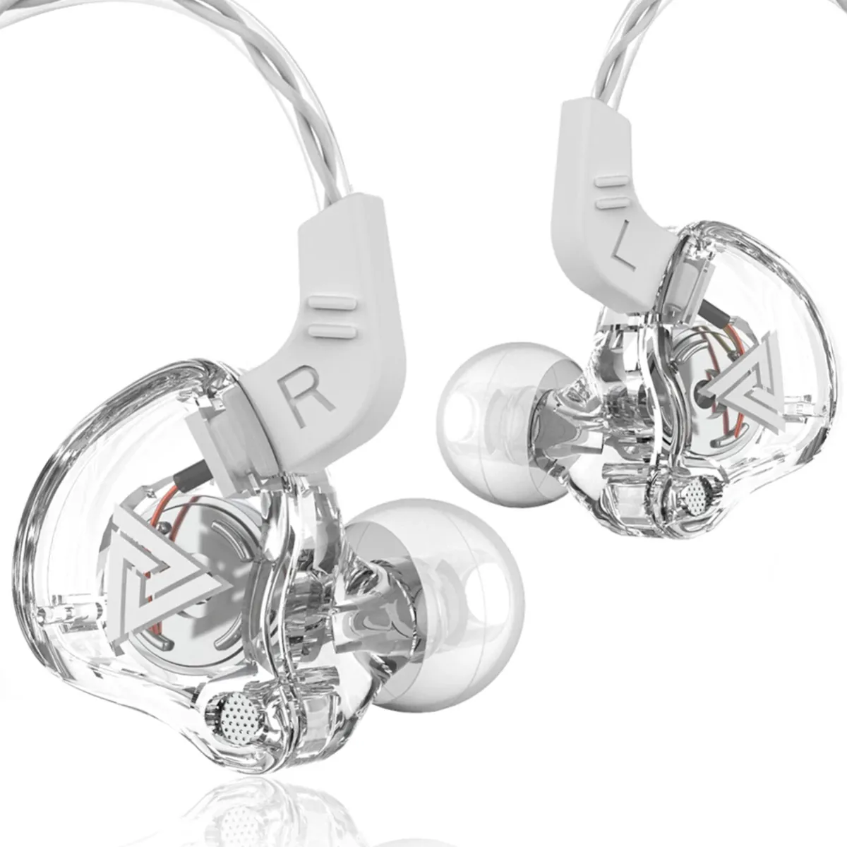 QKZ AK6 Hi-Res In-Ear-Kopfhörer Ohrhörer 105dB HD Mikrofon Bass Boost Kristall