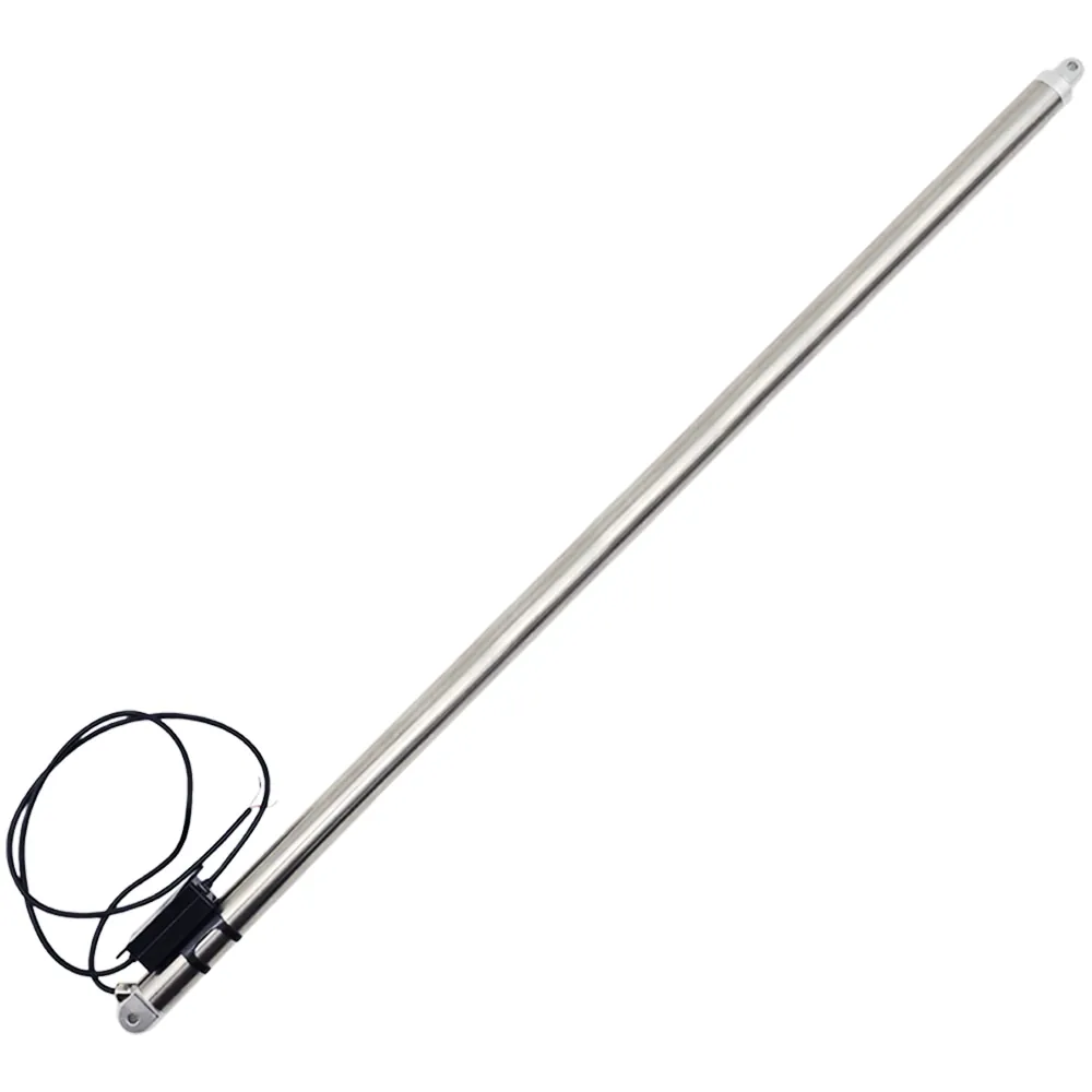 450mm Rohrförmiger Kompakter Linearantrieb aus Edelstahl – 800N Leiser Betrieb für Möbel- und Industrieautomation (Modell 0041970)
