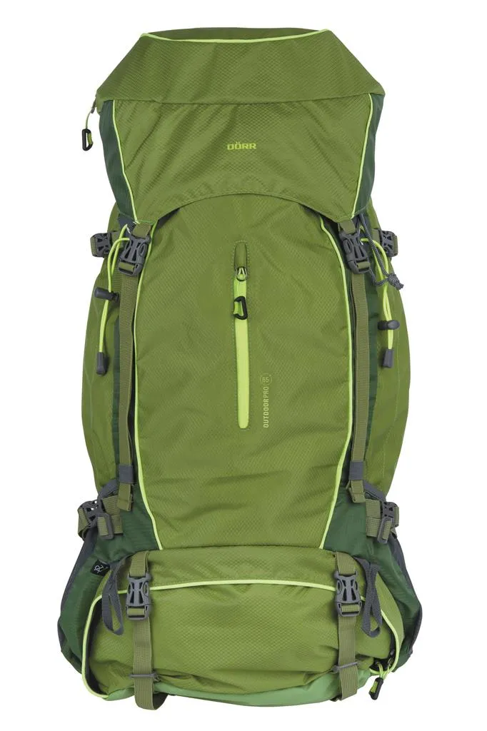Rucksack Outdoor Pro 65 + Pro 15 grün