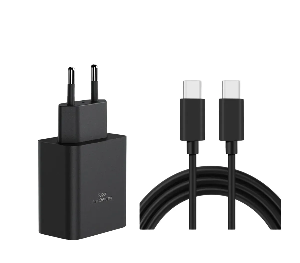 Schnellladeset 45W USB-C (1 Meter) Weiß