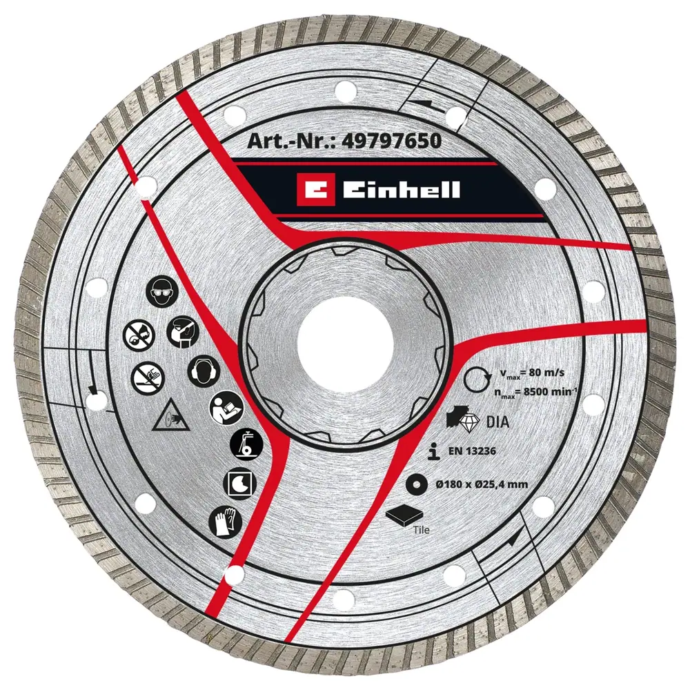 Einhell Fliesenschneider-Zubehör DIA-Trennsch. 180x25,4mm tur.