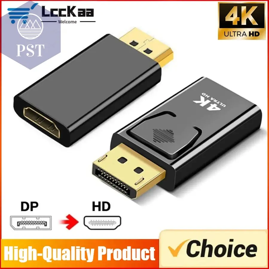 4K DisplayPort to HDMI Adapter DP Converter