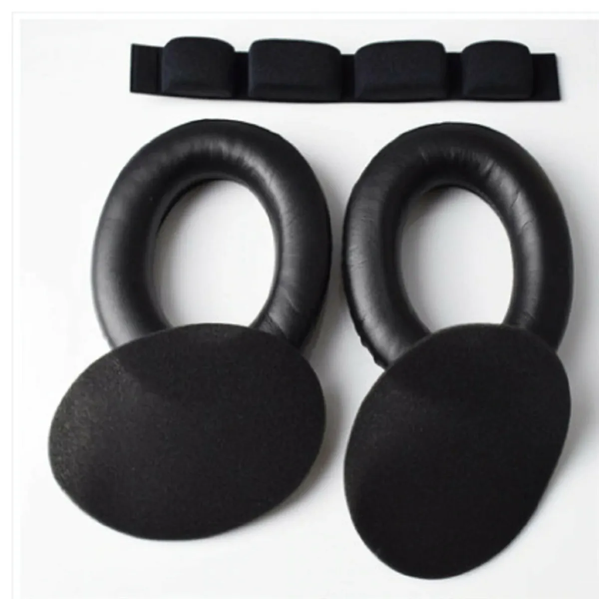 Kunstleder Ohrpolster Kopfband für Sennheiser Kopfhörer HD545, HD580, HD600, HD650, HD660