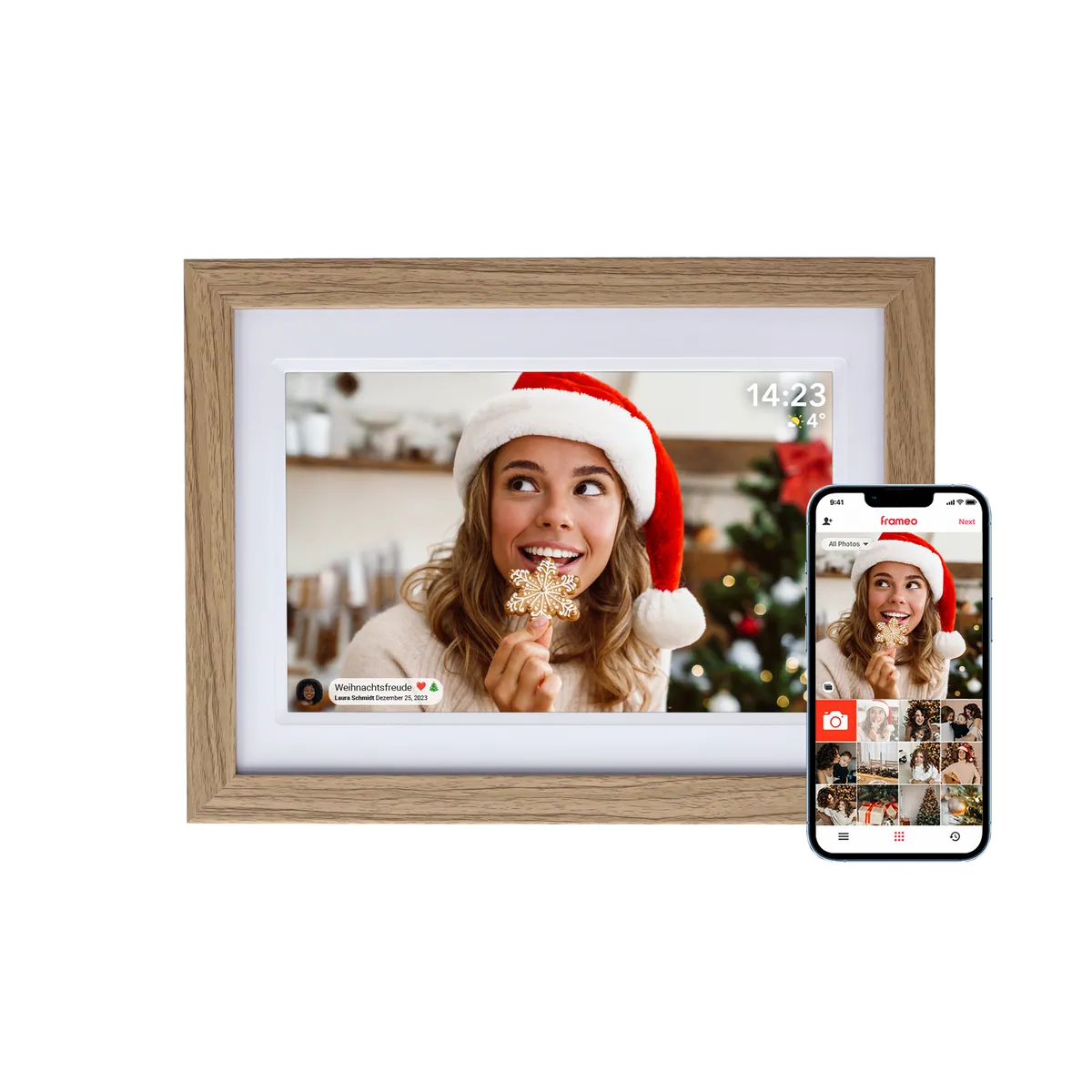 Smarter Bilderrahmen | 10,1" Diagonale | WiFi | Frameo App | Modell 1010
