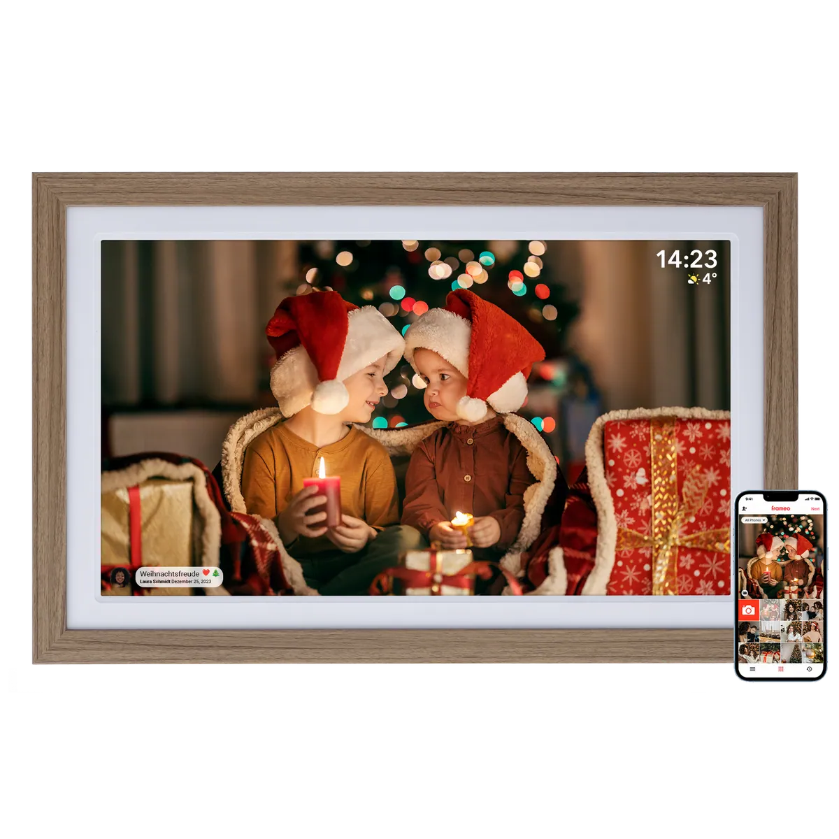 Smarter Bilderrahmen | 21,5" Diagonale | WiFi | Frameo App | Modell 212