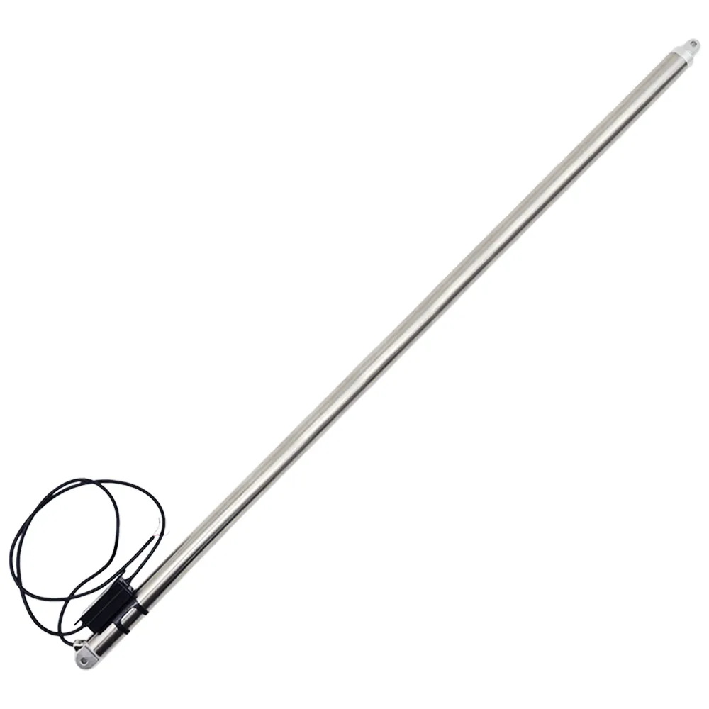 500mm Rohrförmiger Kompakter Linearantrieb aus Edelstahl – 800N Leiser Betrieb für Möbel- und Industrieautomation (Modell 0041971)
