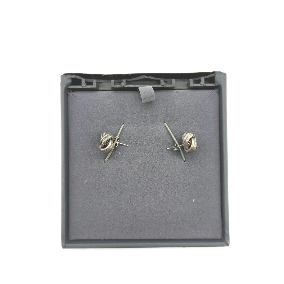 Tuscany Silber Ohrstecker Schmuck Ohrringe Doppelknoten Classic Eleganz zeitlos elegant