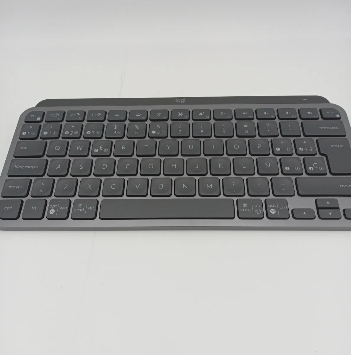 Logitech Tastatur kabellos Computerzubehör MXKEYS MINI Beleuchtet Spanisch Keyboard