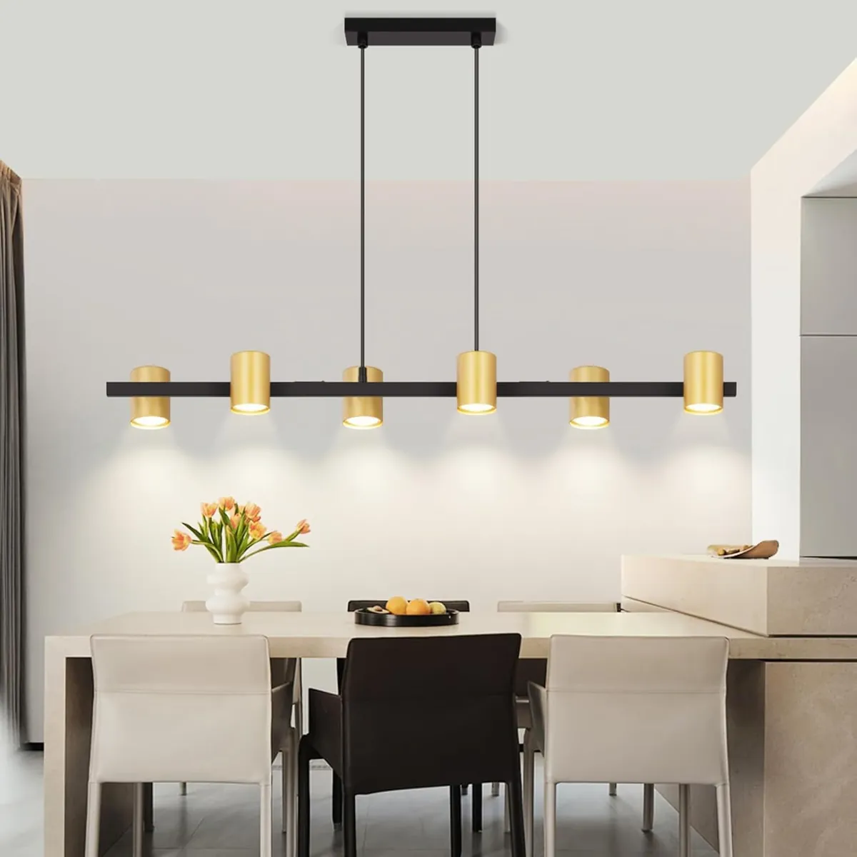 Kowanie Hängelampe Beleuchtung Esszimmerlampen 6 Flammig Modern Eleganz