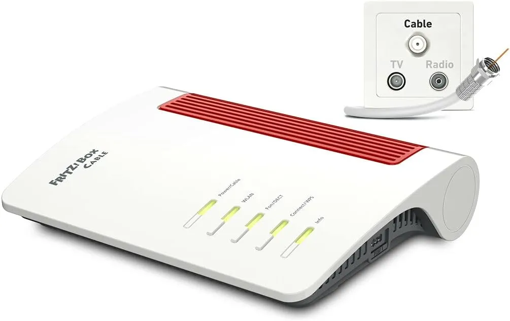AVM FRITZ!Box 6660 Cable DOCSIS-3.1-Kabelmodem Wi-Fi 6 mit 2.400 / 600 MBit/s