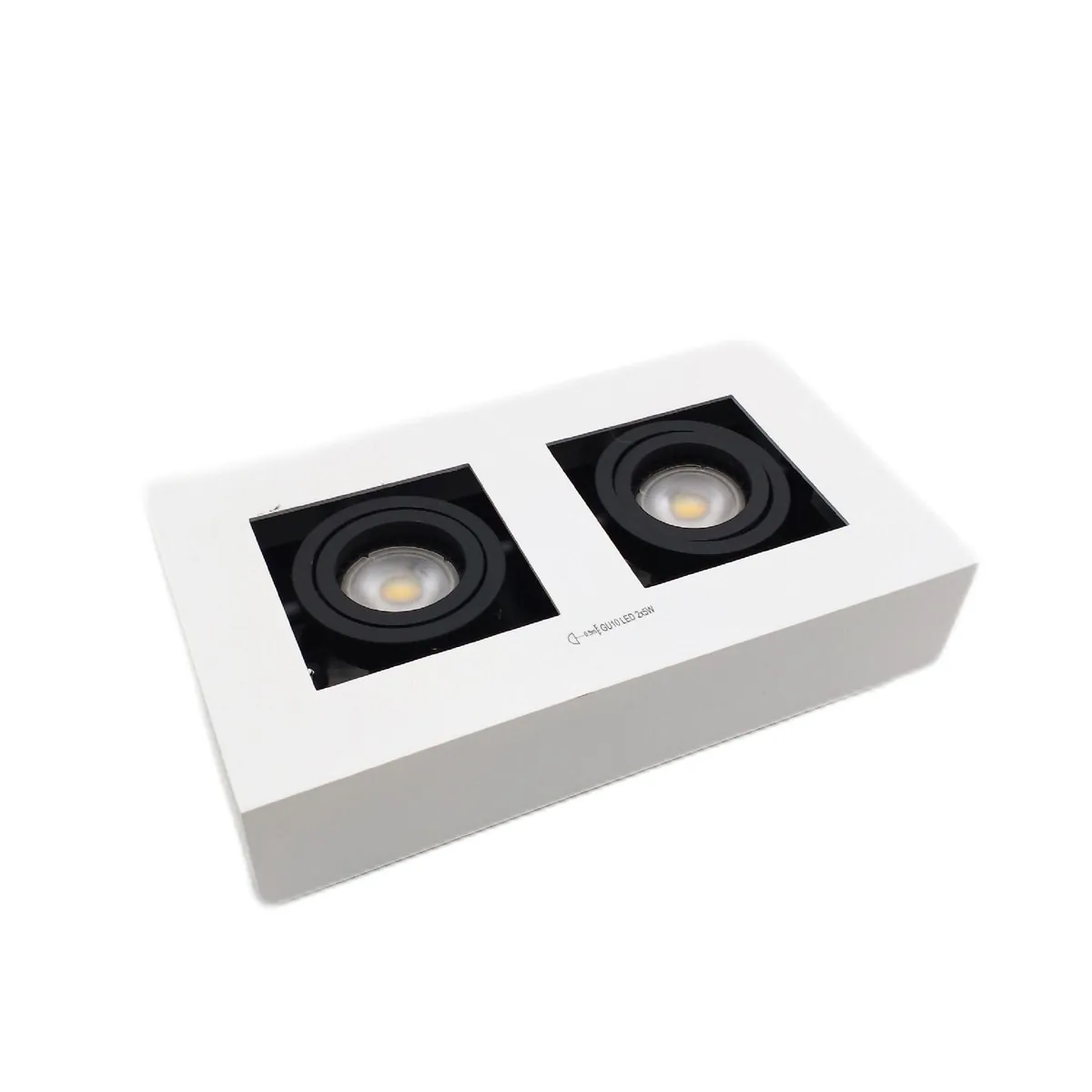 Lucide LED Deckenleuchte Beleuchtung Xirax 2 x 5 Watt Weiß Modern