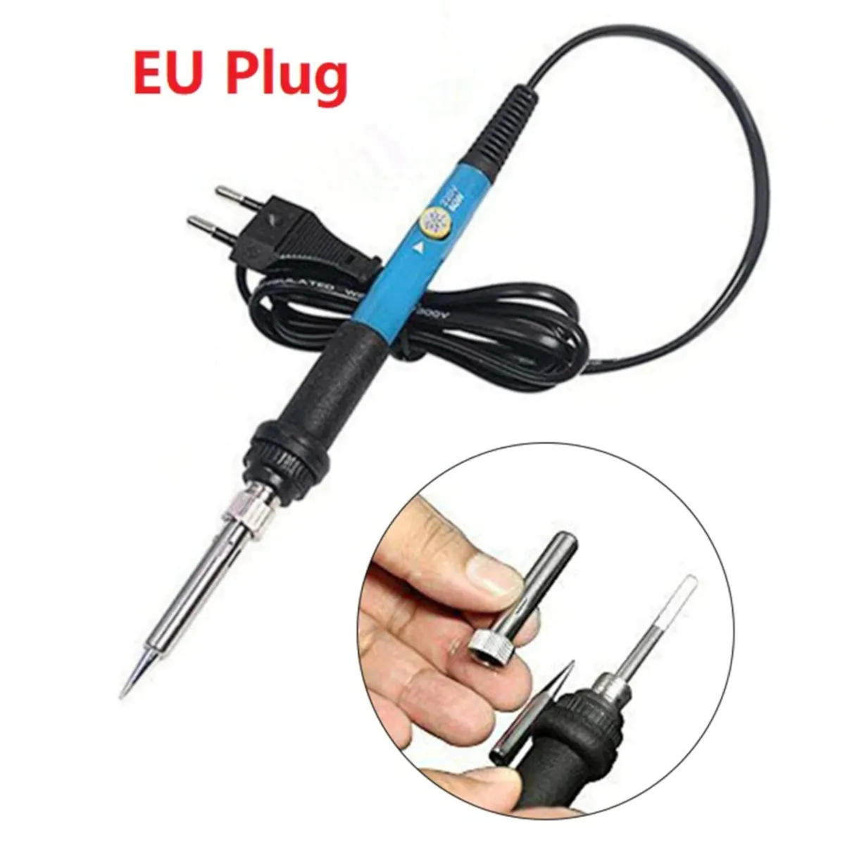 60W Lötkolben Einstellbare Temperatur von 200-450 Grad Soldering Iron Kit
