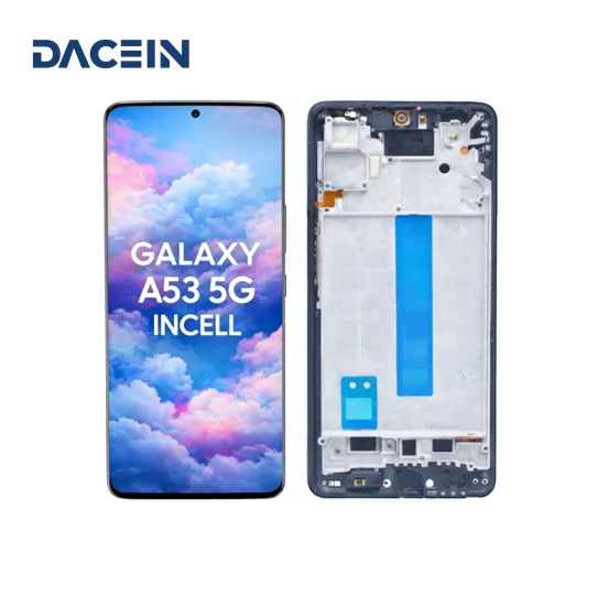 Display Für Samsung Galaxy A53 5G(A536B) incell mit Rahmen TouchScreen Schwarz
