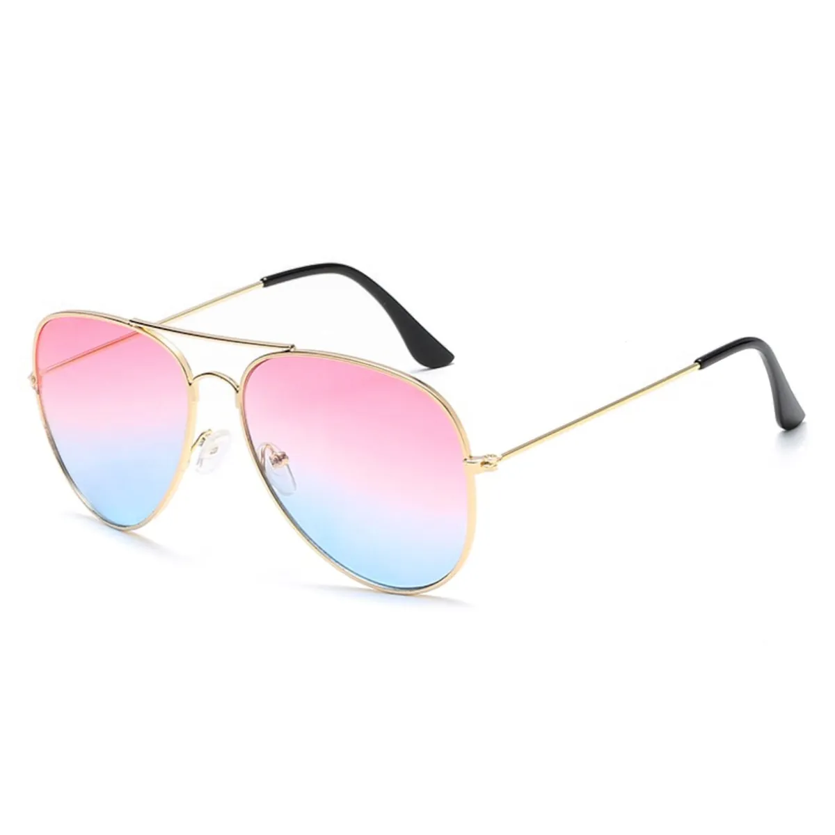 Sonnenbrille Pilotenbrille Fliegerbrille Brille Fashion Style Rot Blau 3026 F1