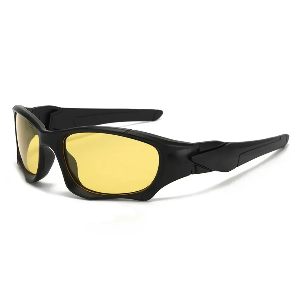 Sonnenbrille Nachtfahrbrille Sportbrille Radfahrerbrille Brille Schwarz 83689 NF