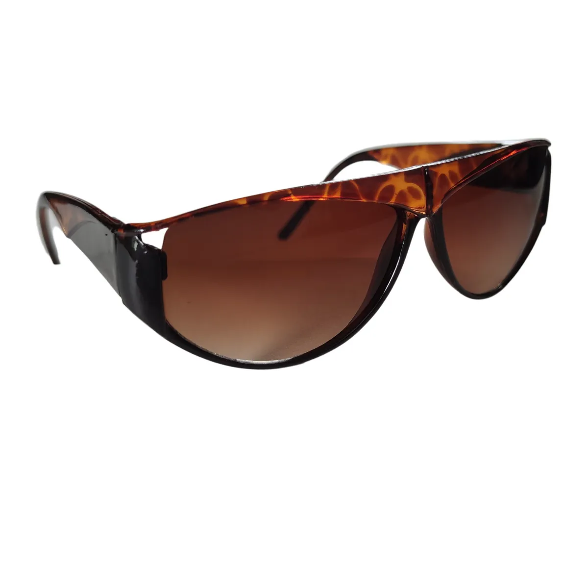 Designer Damen Sonnenbrille Brille stylisch cool braun getgert, 9524