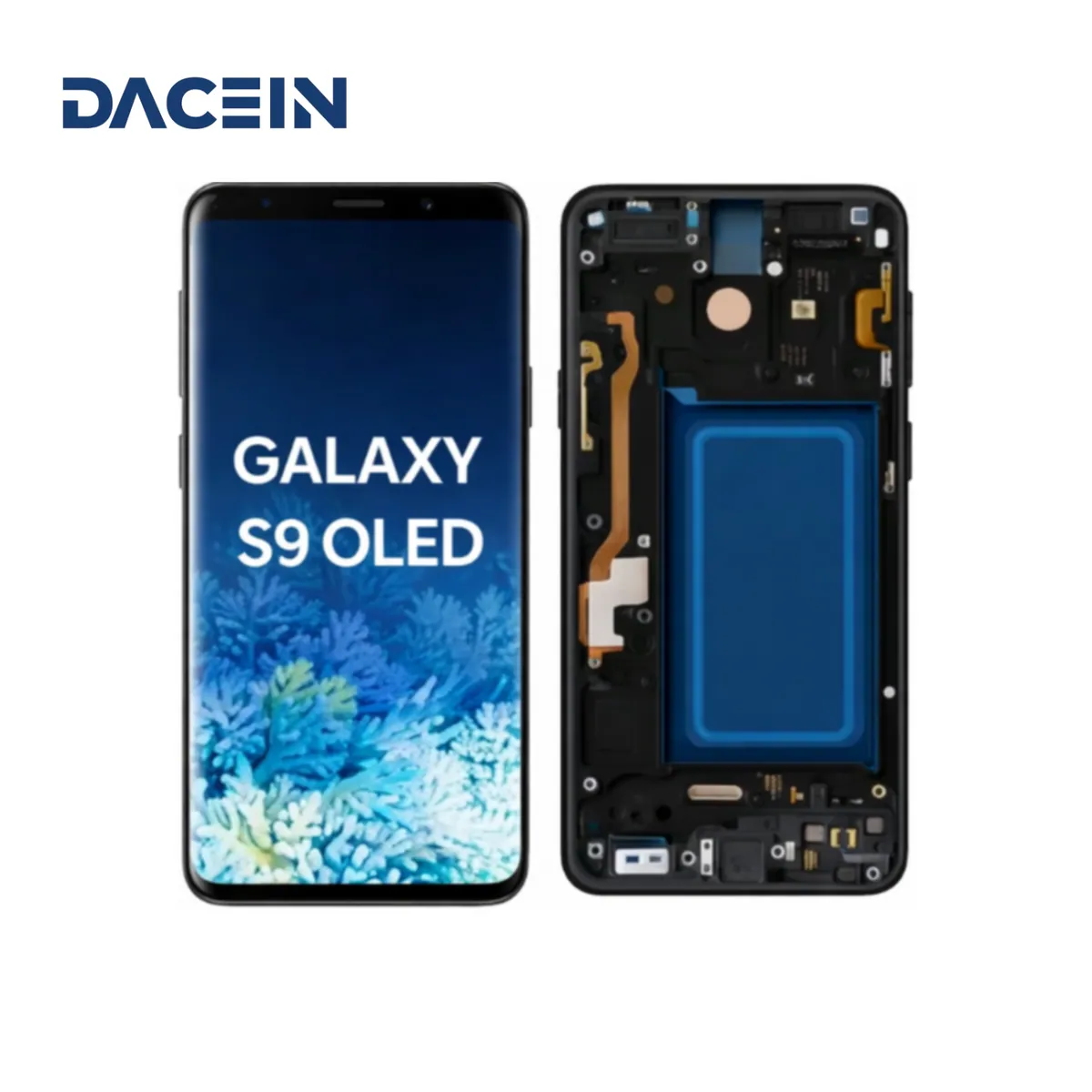 OLED Display für Samsung Galaxy S9 G960F mit Rahmen Premium Qualität