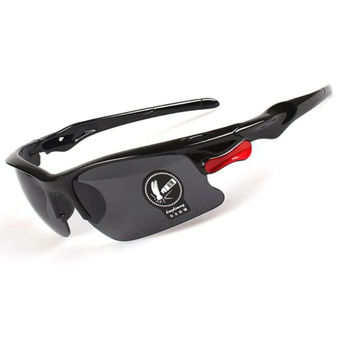 Sport Sonnenbrille Radfahrer Brille Sportbrille Rennrad Triathlon X5 Schwarz Rot