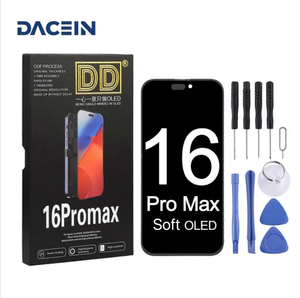 Original DD Display für iPhone 16 Pro Max Soft Oled Bildschirm Touchscreen