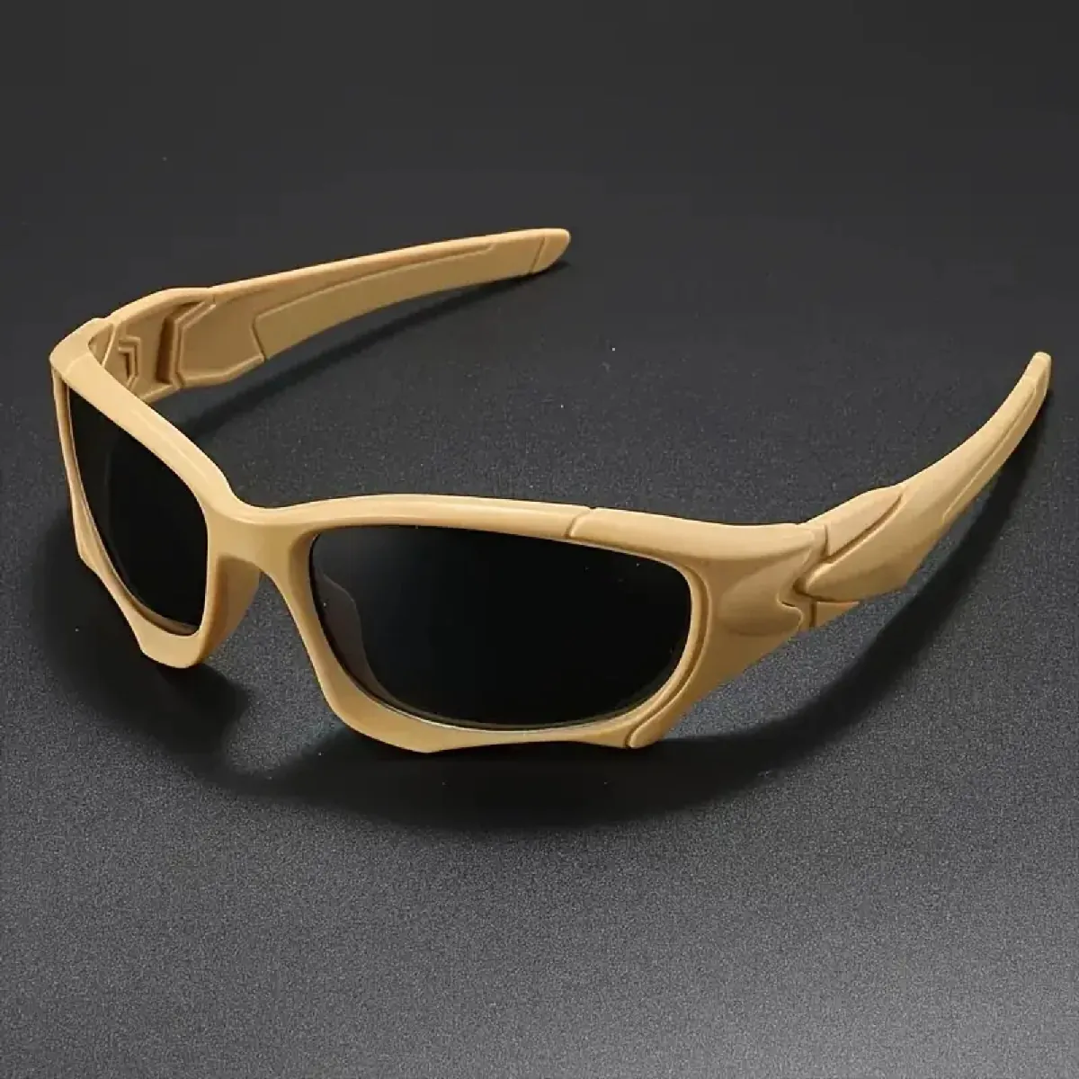 Sonnenbrille Coole Sportbrille Radfahrerbrille Brille UV400 Schwarz 83689 Braun