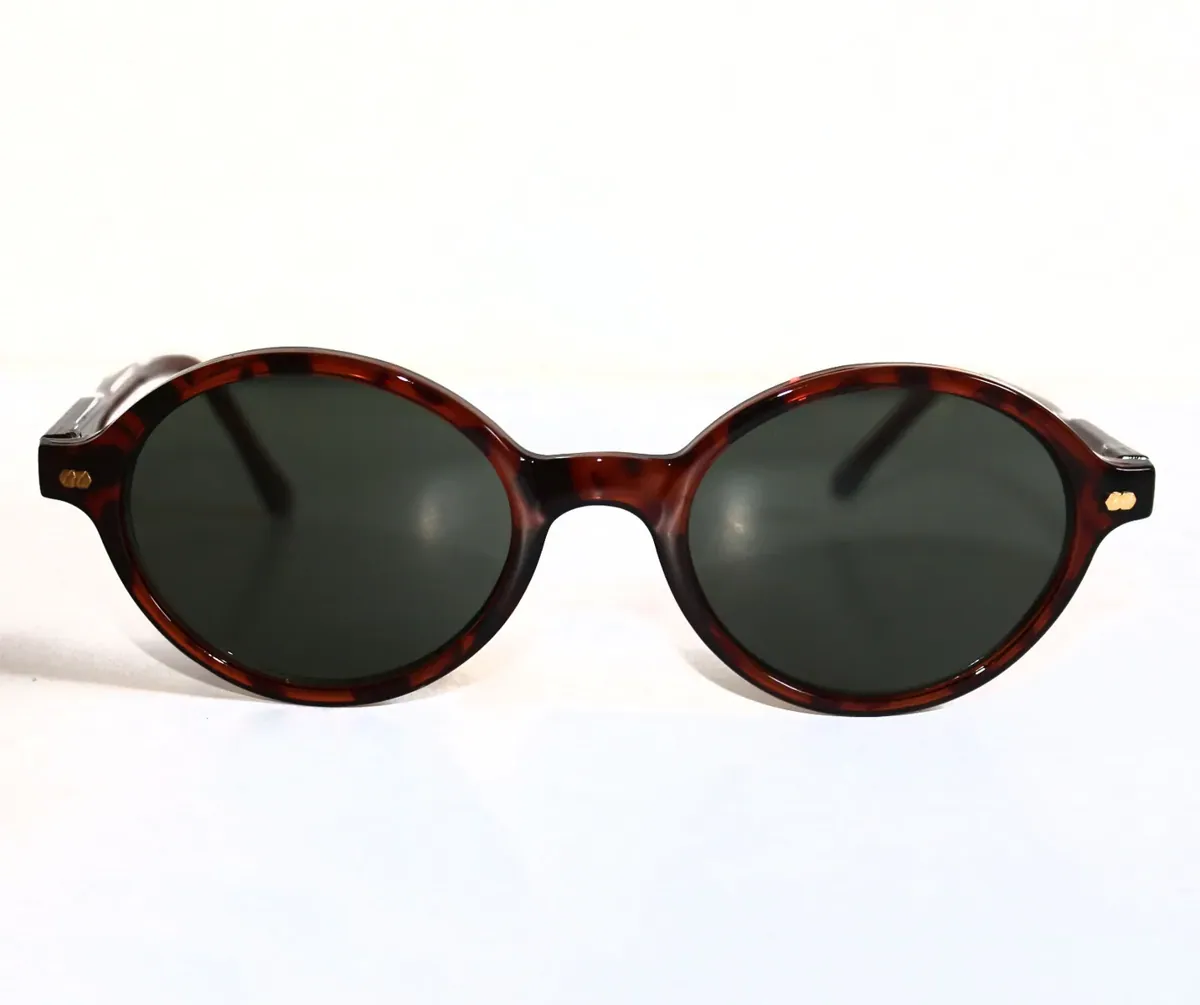 Designer Damen Sonnenbrille Brille stylisch cool braun tigerlook, 9364