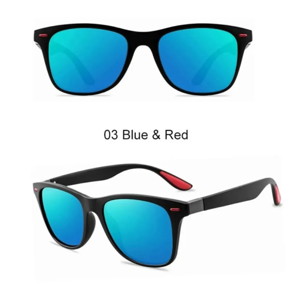 Sonnenbrille Polarisiert Matt Schwarz Gläser dark Blues Brothers 5430 SBS
