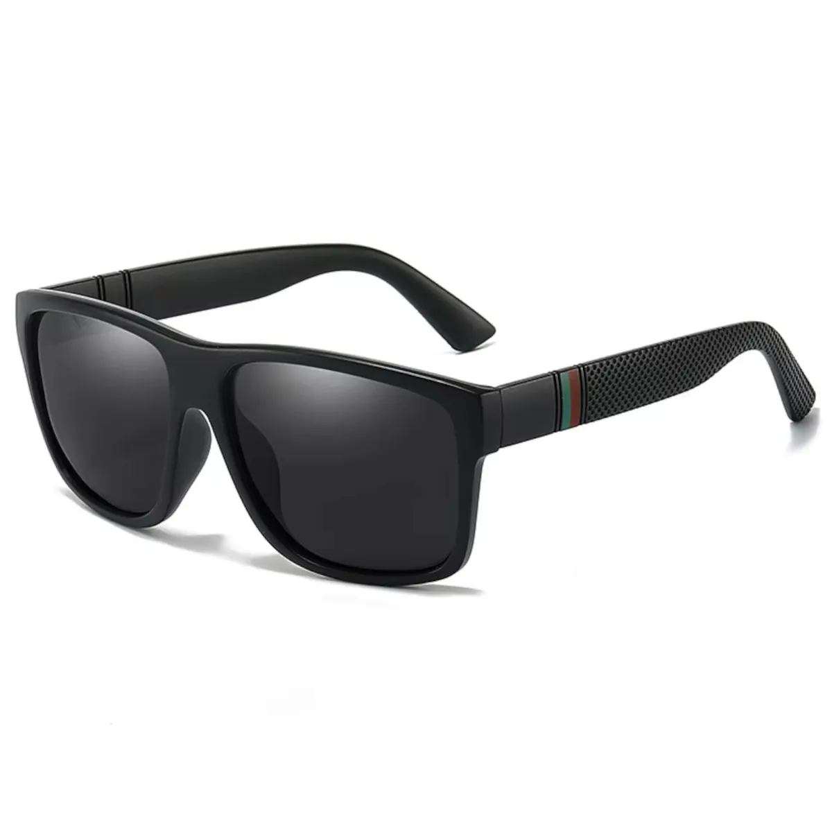 Stylische Sonnenbrille Schwarz Matt Gläser dark Cool 5417 S