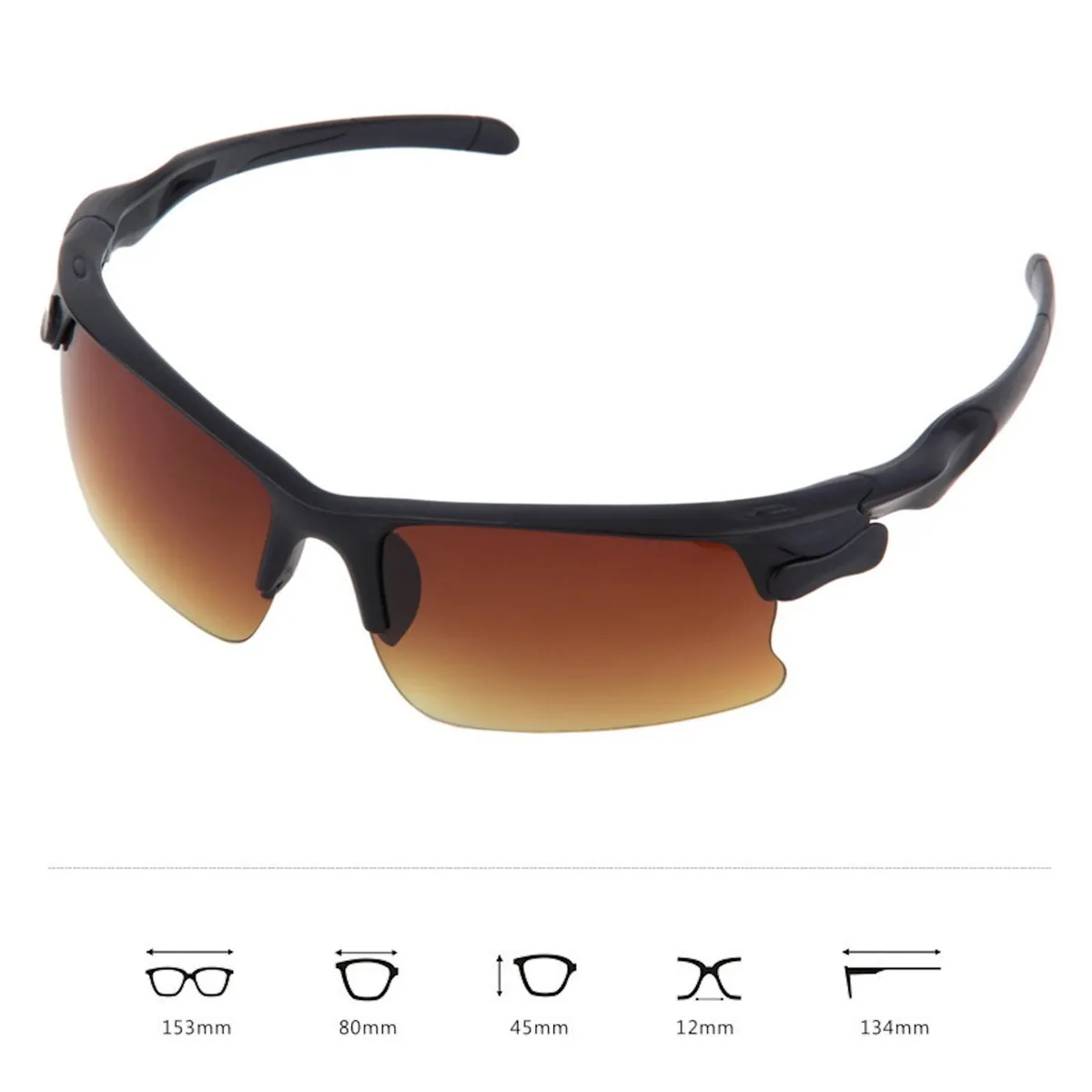 Sport Sonnenbrille Radfahrerbrille Sportbrille Rennrad Triathlon Brille X3 BlBr