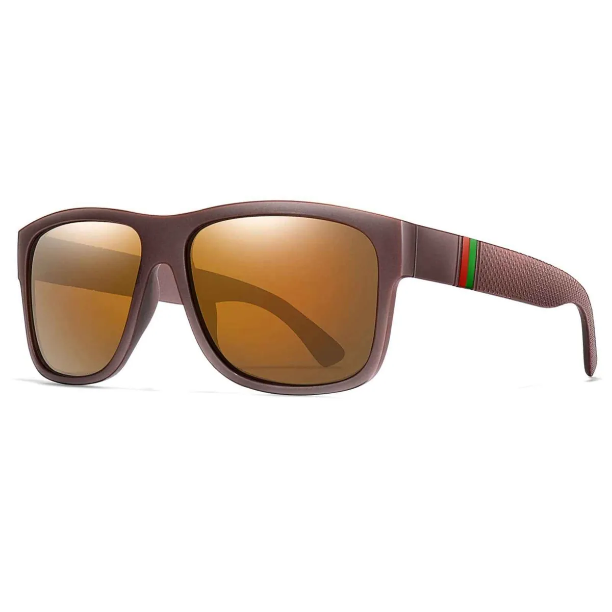 Stylische Sonnenbrille Matt Gläser Braun Cool 5417 BR