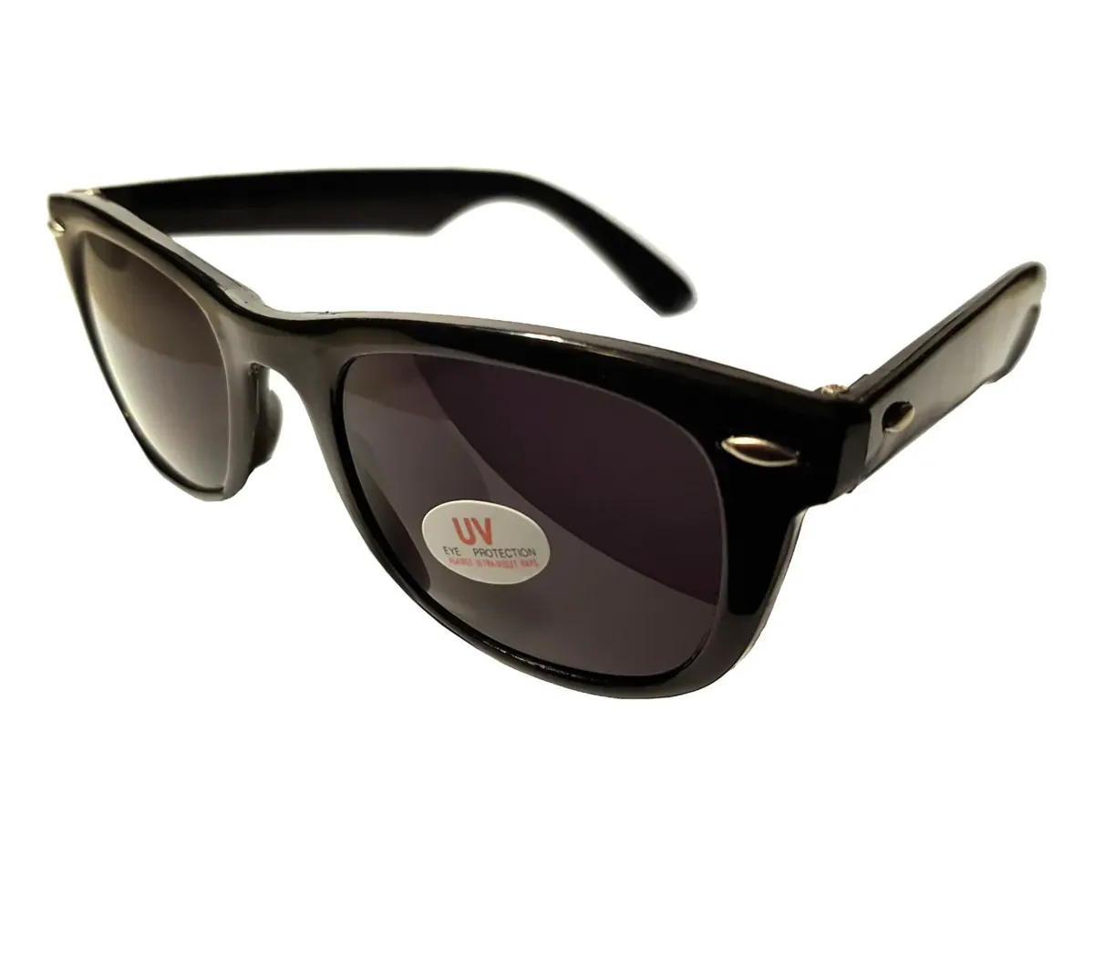 Stylische Sonnenbrille Cool RBW78, Schwarz Gläser extra-dark, Blues Brothers