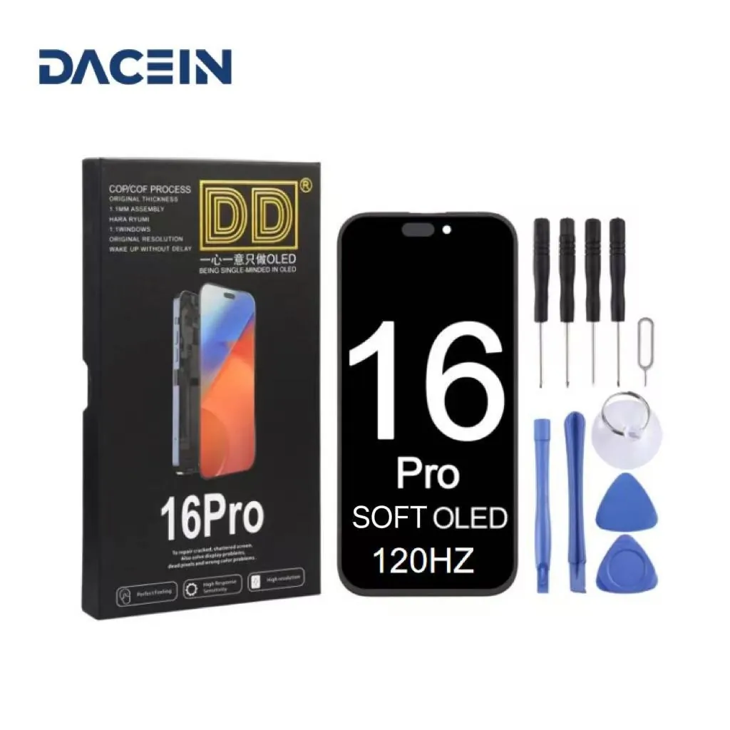 Original DD Display für iPhone 16 Pro 120Hz Soft OLED Touchscreen