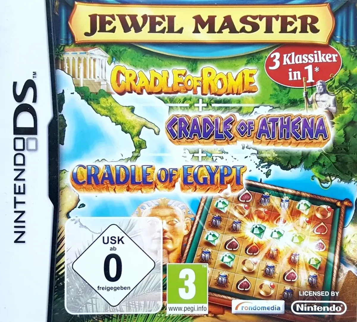 3 in 1 Jewel Master - Cradle of Rome + Athena + Egypt