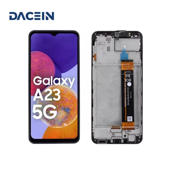 Incell Display für Samsung Galaxy A23 5G A236B Schwarz mit Rahmen