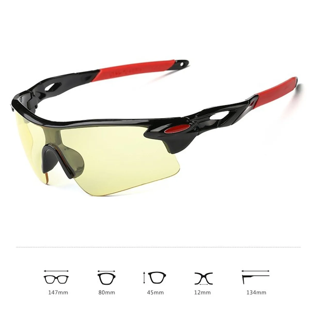 Sport Sonnenbrille Radfahrerbrille Sportbrille Rennrad Triathlon Brille X1 NFB