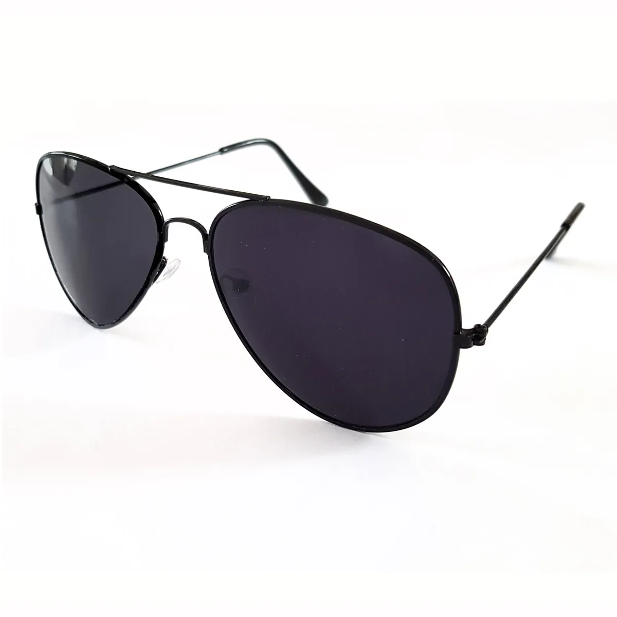 Sonnenbrille Pilotenbrille Fliegerbrille Brille Schwarz Stylisch Cool