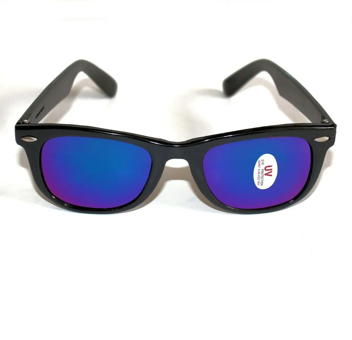 Stylische Sonnenbrille Cool, Blau verspiegelt, extra-dark, Blues Brothers RBW77B