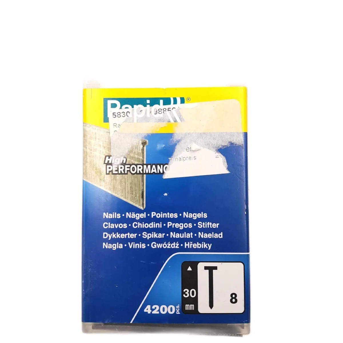 Rapid Nagelspitzen Bauzubehör Spitzen Nr 8 30 mm Länge 4200 Stück