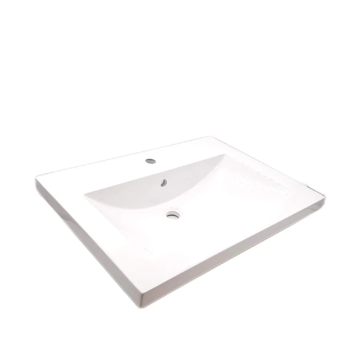 Camargue Waschbecken Badezimmer Einbauwaschbecken Orion Mineralguss Modern schlicht elegant
