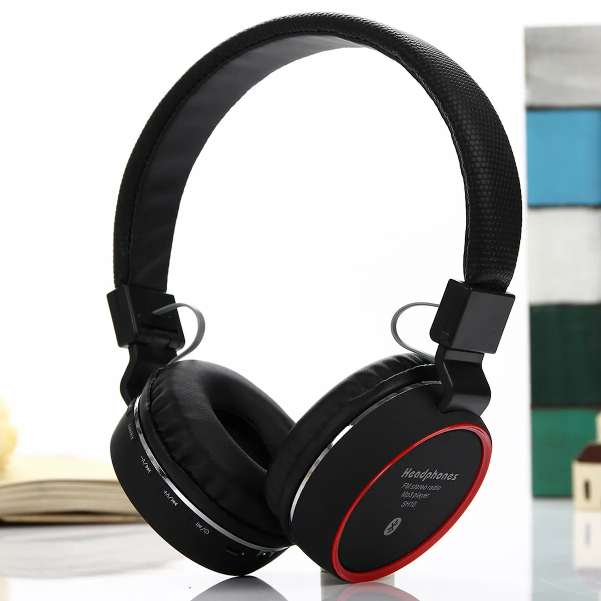 Super Bass Bluetooth Kopfhörer/Headset SH10 Wireless Headphone TF-Karte 3.5 mm