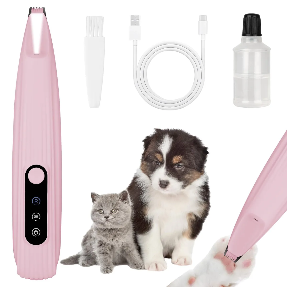 OFFCUP Haarschneidemaschine Tierpflege ES Profi Qualität für präzises Styling und