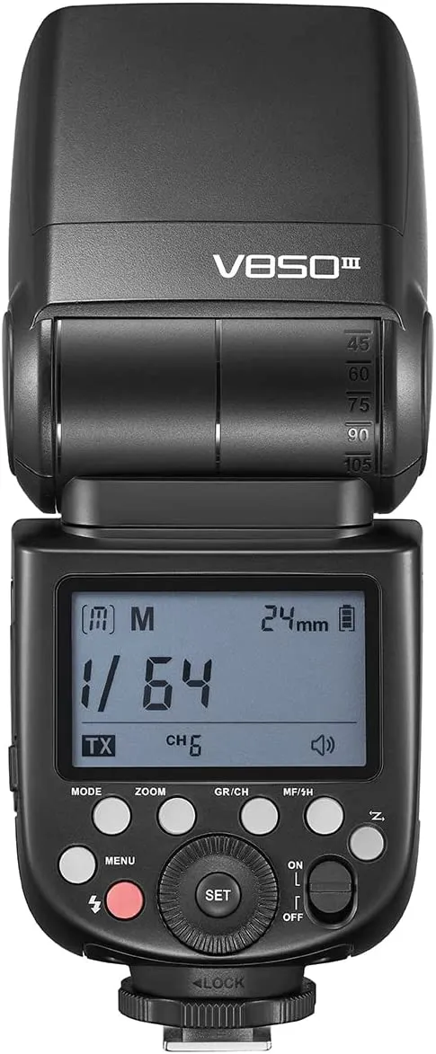 Godox V850 III Kit GN60 2,4G 1/8000s HSS 7,2V/2600mAh Li-Ion Akku (geöffnete OVP)