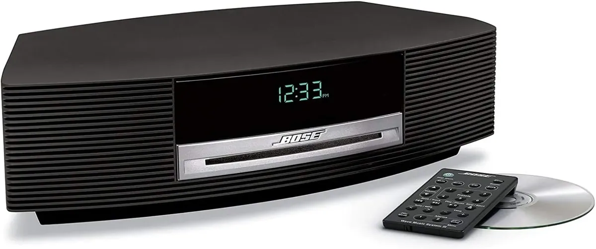 Bose Wave Music System CD/ MP3 Radio Wecker AUX Fernbedienung Graphit TOP