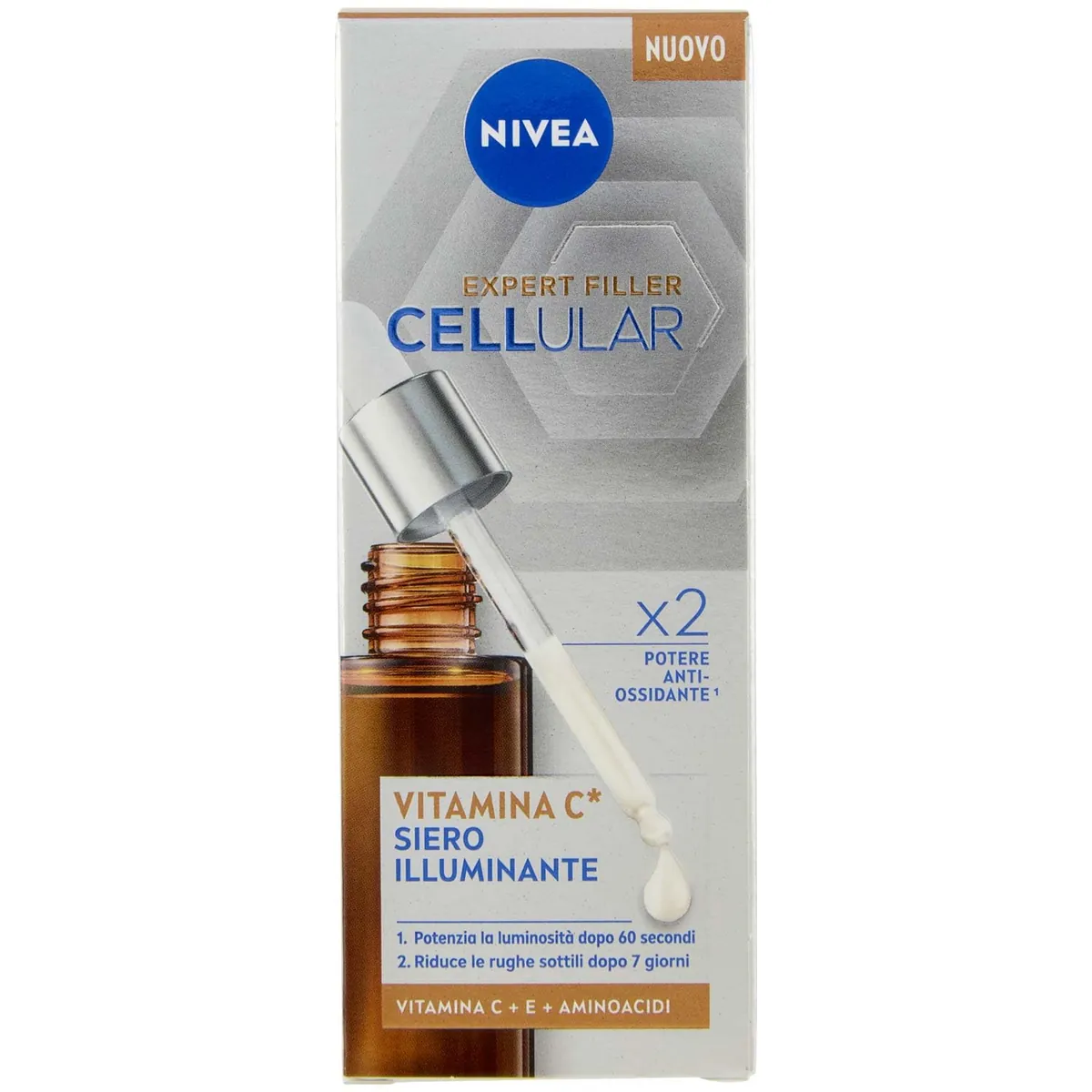 NIVEA Gesichtsserum Hautpflege Cellular Expert Filler Vitamin C Illumite Pflegepflege