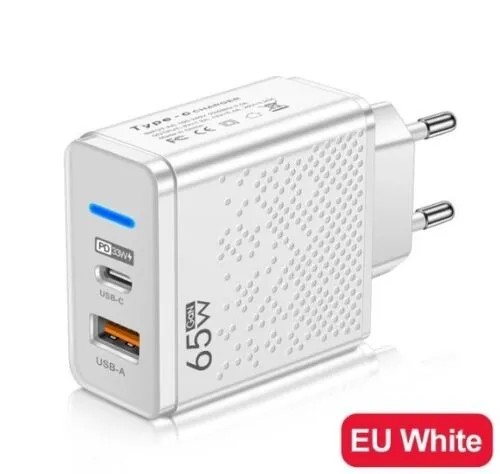 65w ladegerät usb typ c ladegerät schnell ladung 3,0 pd USB-C handy ladegerät c