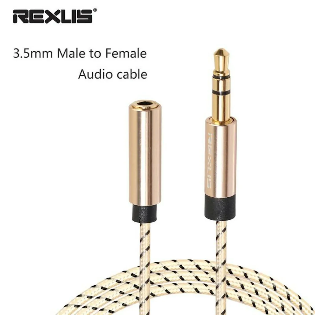3m Audio Stereo Kopfhörer Verlängerungskabel 3,5mm Klinke Stecker > Buchse Nylon