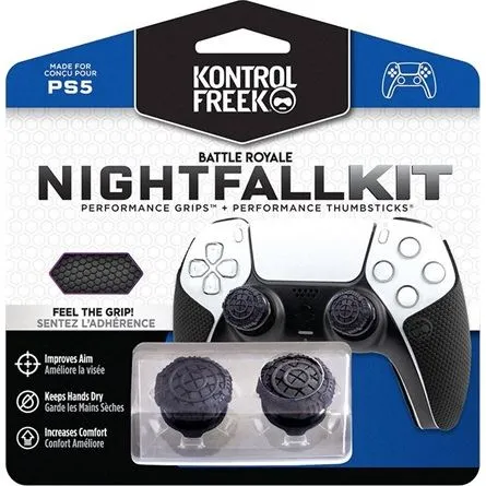 KontrolFreek FPS Freek Nightfall Performance Thumbsticks für PS5 – Schwarz (PK-2345-PS5)