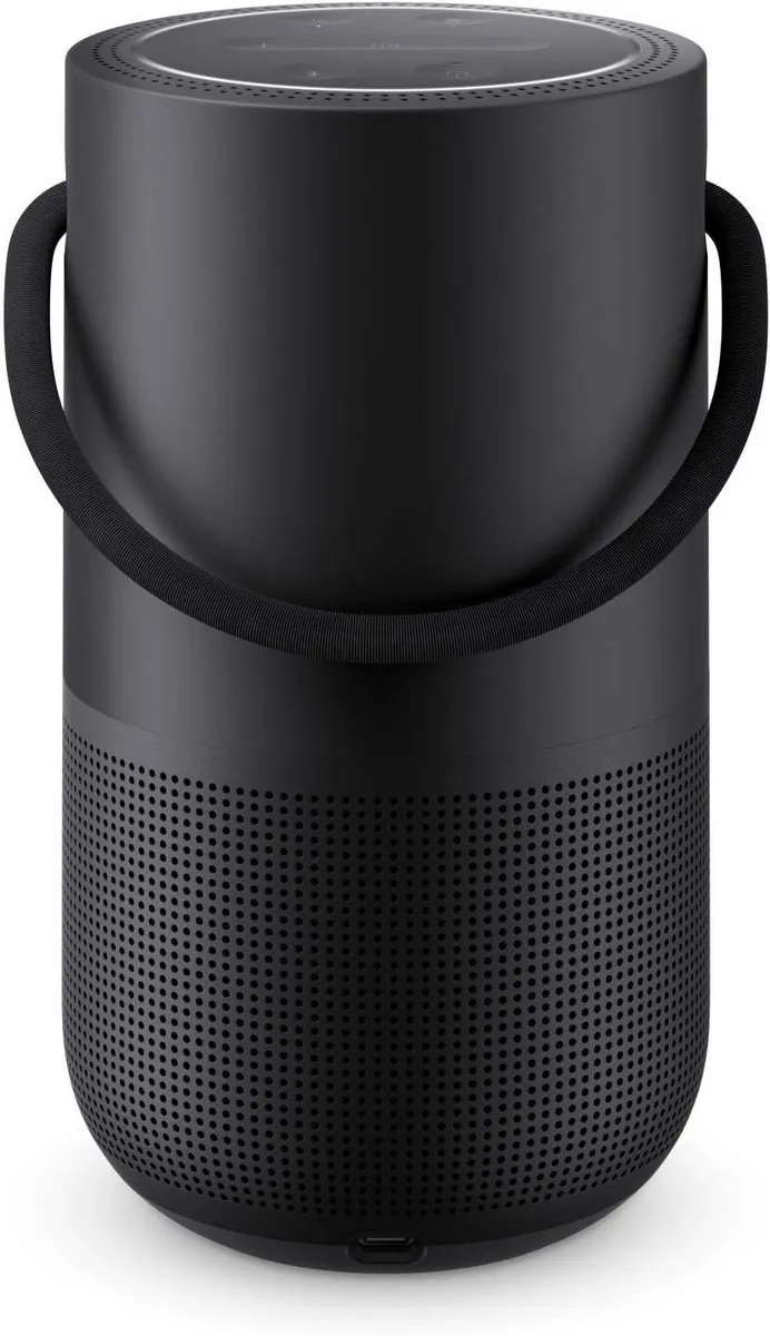 Bose Portable Home Speaker Schwarz – WLAN & Bluetooth Lautsprecher 360°-Sound
